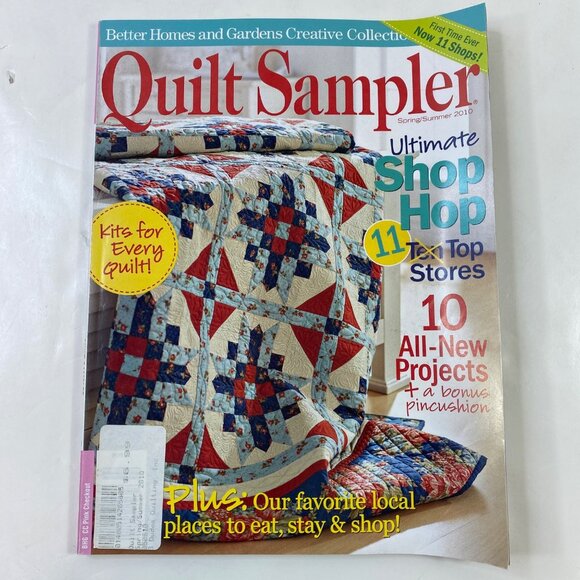 Quilt Sampler Magazine Spring/Summer 2010 Edition 10 Projects & Bonus Pincushion - Picture 1 of 9